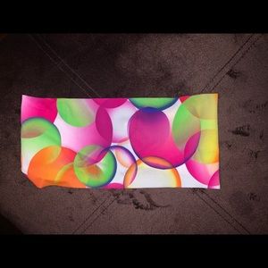 NWOT neon circles headband